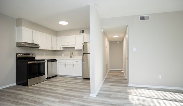 kitchen at Willow Lakes located in Spartanburg, SC